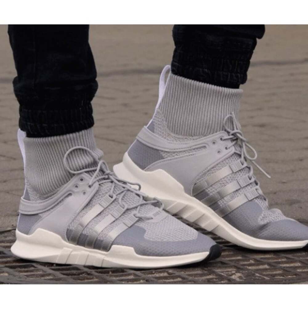 Adidas Originals EQT Support ADV Winter Trainer Sneakers Gray White Size 7